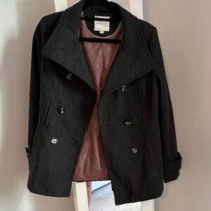 Charcoal Peacoat